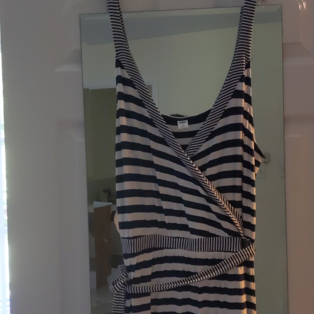 Old Navy Striped Maxi Dress